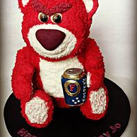 Lotso Bear with beer 