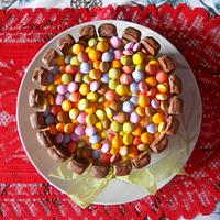 cake double chocolate smarties