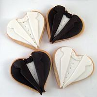 Bride & Groom Cookies