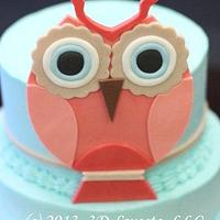 Savannah's Owl Cake