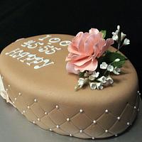 Brown cake 
