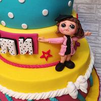 LOL dolls cake