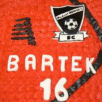 Bartek's football shirt