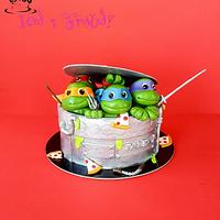 Ninja turtles cake!