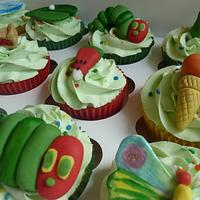 Hungry Caterpillar Cupcakes