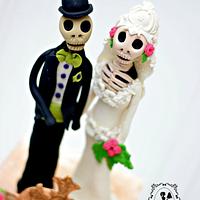 Sugar Skulls Collaboration - La Catrina Wedding Cake