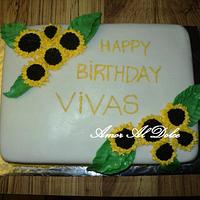 Sunflower Cake Sunflower Cake