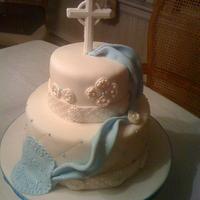 Christening Cake for baby boy