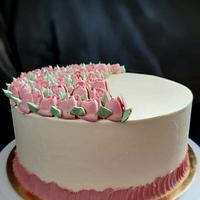 Tulips cake