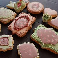 Vintage inspired cookies 