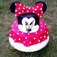 Minnie mouse cake