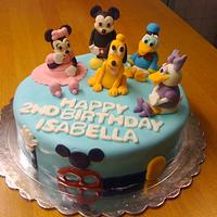 Disney club birthday cake