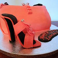 Bag and Shoe Cake