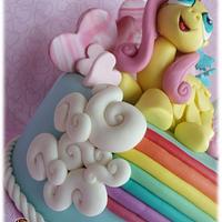Fluttershy cake topper (My Little Pony)