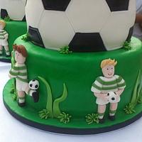 soccer cakes for twins