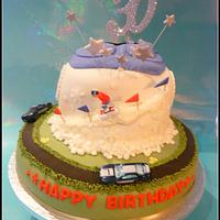 30th Birthday Cake- Mixed themes!