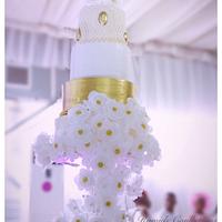 Gravity Defying Wedding Cake