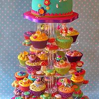 Wonderland cake & cupcakes