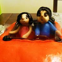 Car cake for twins!