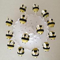 Bumble bee cake pops