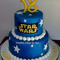 Star wars themed cake
