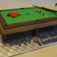 Snooker cake