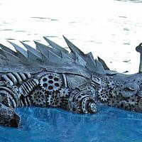 Steampunk Crocodile/ Alligator