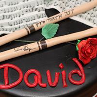 Music Sheets, Roses and Drumsticks