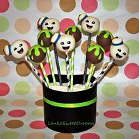 Ghostbusters cakepops.