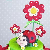 Happy Ladybug Cake