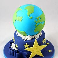 Planet Earth Cake