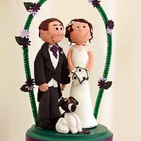Farmyard wedding cake