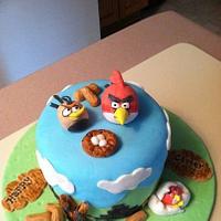 Angry Bird's Cake and Cupcakes