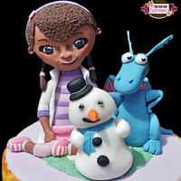 Disney Doc McStuffins and Friends Cake
