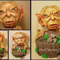 Gollum/Smeagol cake The Hobbit
