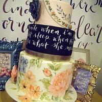 Calligraphy on Cake