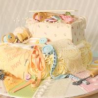 Sewing theme cake 