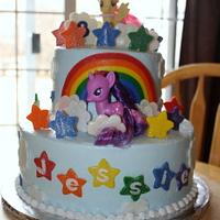 My Little Pony Rainbow Cake