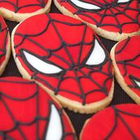 spiderman cookies