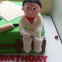 Cricket cake 
