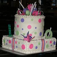 POLKA DOT BIRTHDAY CAKE