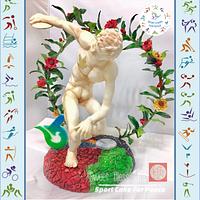 Discus thrower - Sport Cakes for Peace