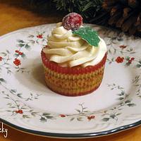 Sugared Cranberry Cupcakes