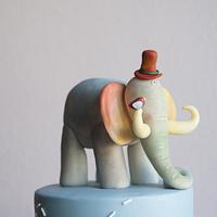 Elephant cake topper