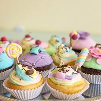 Candy cupcakes