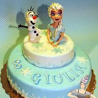 Frozen Cake Elsa e Olaf