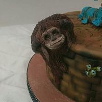 Labyrinth birthday cake.