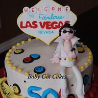 'Viva Las Vegas' Elvis Cake