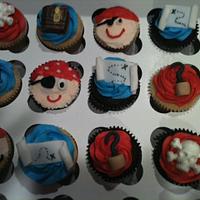 Pirate cupcakes 