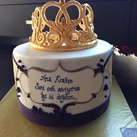Queen birthday cake